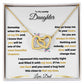 To My Lovely Daughter| My Most Beautiful Chapter (Interlocking Hearts Necklace)