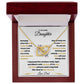 To My Lovely Daughter| My Most Beautiful Chapter (Interlocking Hearts Necklace)