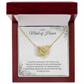 Maid of Honor| Thank You For Being By My Side (Interlocking Hearts Necklace)