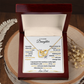 To My Lovely Daughter| My Most Beautiful Chapter (Interlocking Hearts Necklace)
