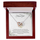 Flower Girl| Thank You For Being By My Side (Interlocking Hearts Necklace)