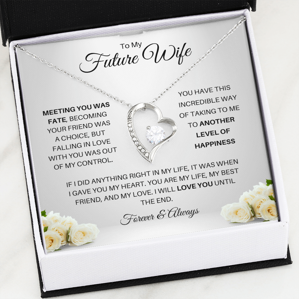 To My Future Wife| Meeting You Was Fate (Forever Love Necklace)