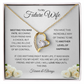 To My Future Wife| Meeting You Was Fate (Forever Love Necklace)