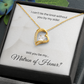 Matron of Honor| I Can't Tie The Knot Without You (Forever Love Necklace)