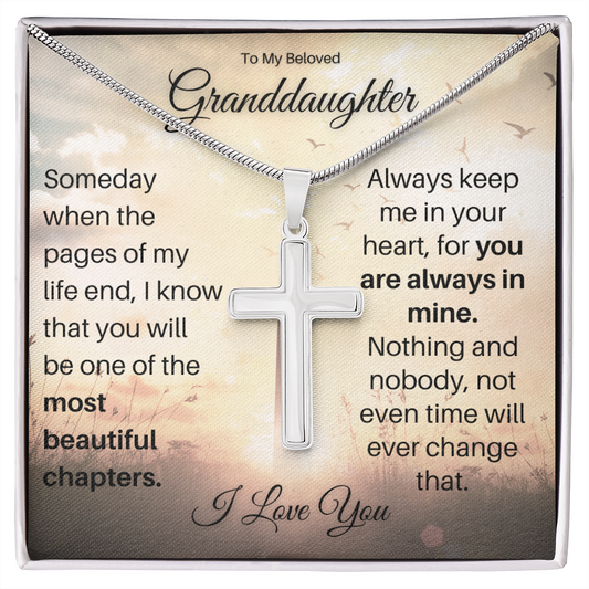 To My Beloved Granddaughter| Most Beautiful Chapter (Cross Necklace)